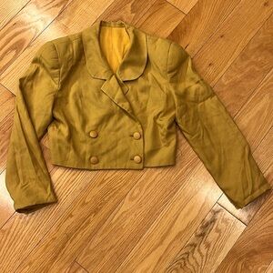 Elie Tahari cropped Double Breasted jacket